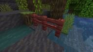 New mangrove fences look quite unique (Image via Minecraft 1.19)